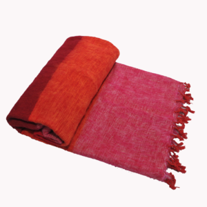Nepal Rosa gestreifte Decke