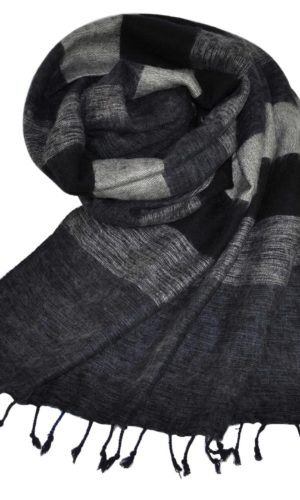 Yak Tücher schwarz grau aus Nepal - online Kaufen - shawls4you.de