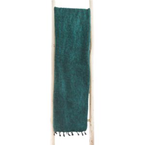 Nepal Decke Dunkelgrün aus yakwolle - Online Kaufen - Shawls4you.de