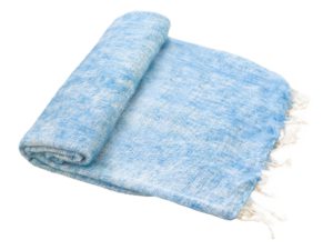 Nepal Decke Hellblau aus yakwolle - Online Kaufen - Shawls4you.de
